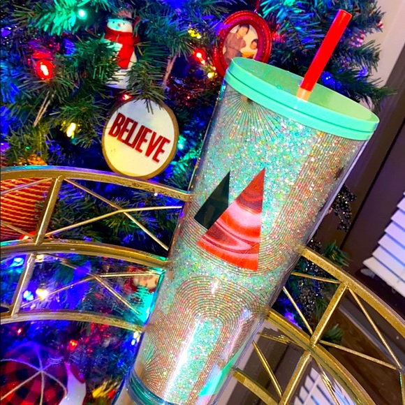 Starbucks Holiday Glitter Christmas Tree Cold Cup - Picture 2 of 6